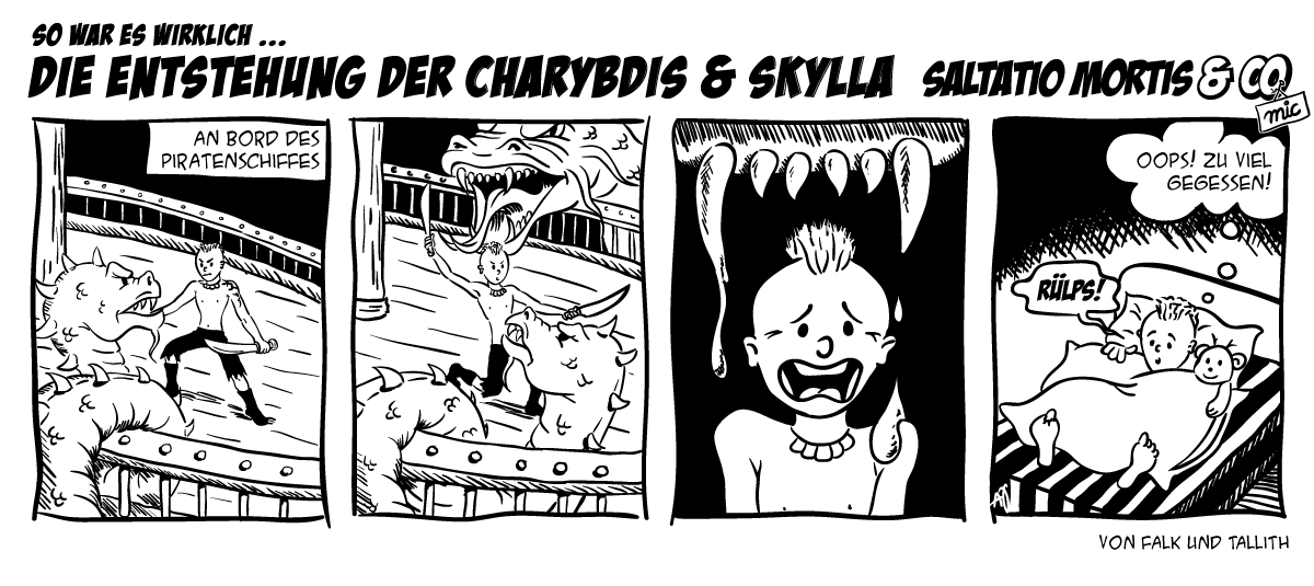 Co(mic) Strips: Die Entstehung der Charybdis und Skylla